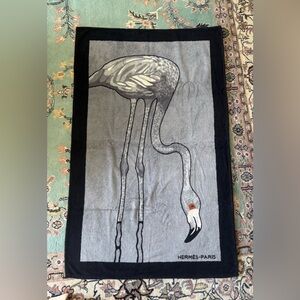 Hermès Flamingo Towel